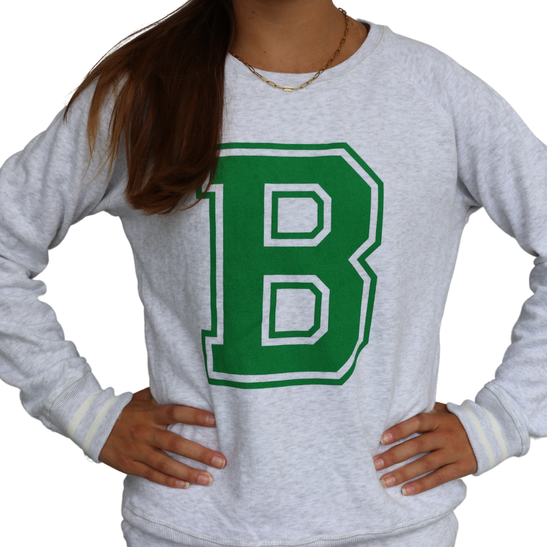 Light Grey Ladies Sweatshirt Sabre Store St. Brendan High School